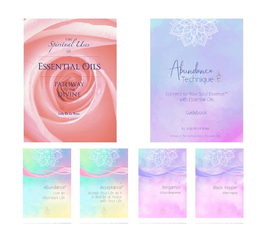 Bundle - Spiritual Oils Book & Abundance Card Deck